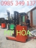 Xe nâng điện cũ,xe nâng điện đứng lái 1 tấn cao 3m:0985349137
