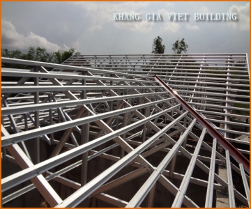 Hệ giàn thép mạ kẽm trọng lượng nhẹ