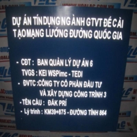 Biển báo hiệu  có phản quang 1,4x1,2 m