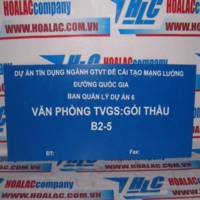 Tên công trình kích thước 1,2x0,4 m