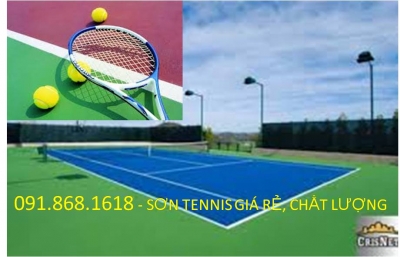 Đại lý sơn sân tennis giá rẻ chất lượng Terraco Kova Cadin gọi 0918681618