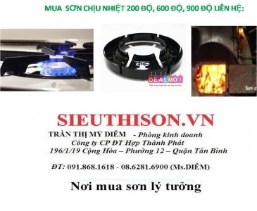 Đại lý sơn chịu nhiệt chịu nhiệt độ cao giá rẻ nhất, chất lượng nhất