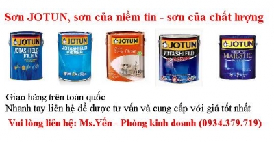Đại lý sơn JOTUN giá rẻ, đảm bảo không có hàng giả