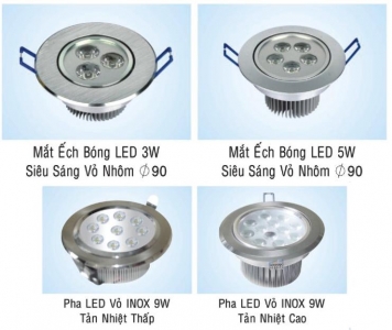Bán đèn led mắt ếch 3W, 5W, 7W, 9W, 12W giá rẻ nhất