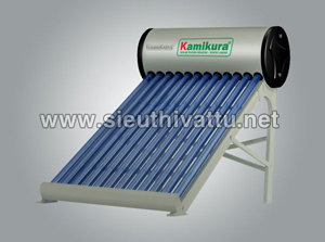 Máy nước nóng năng lượng mặt trời KAMIKURA 140L - Hợp kim STĐ