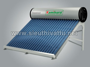 Máy nước nóng năng lượng mặt trời KAMIKURA 250L - Hợp kim STĐ