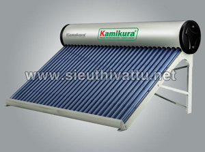 Máy nước nóng năng lượng mặt trời KAMIKURA 320L - Hợp kim STĐ