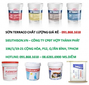 Mua sơn TERRACO tại đại lý cấp 1 uy tín lớn nhất tại Sài Gòn gọi 0918681618