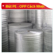 Tấm cách nhiệt, Mút opp cách nhiệt cho mái tôn, điện lạnh, mút bạc dùng lót ván sàn 