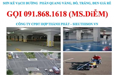 Mua sơn phản quang màu vàng, màu trắng sơn đường giá rẻ nhất tại đây