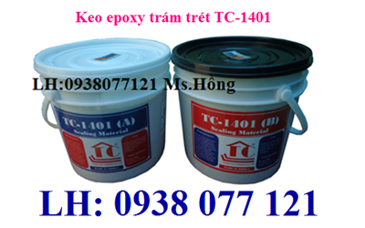 Epoxy trám trét 1401, keo trám trét vết nứt epoxy TC 1401