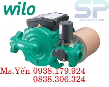 Máy bơm tăng áp điện tử chịu nhiệt Wilo PB-250SEA có bình tích áp