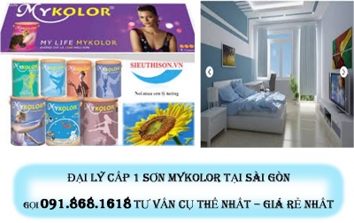 Nơi bán sơn mykolor giá rẻ tại tphcm
