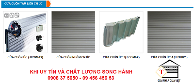 Cửa cuốn tấm liền công nghệ ÚC