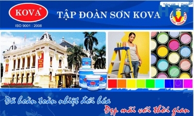 Đại lý bán sơn kẻ vạch Kova cho nhà xưởng tại An Giang.