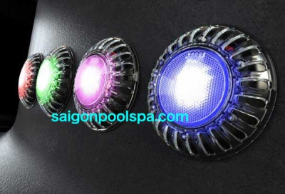 Đèn âm nước trang trí chiếu sáng dưới nước hồ bơi, bể bơi