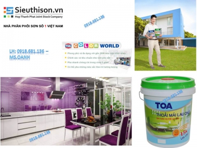 Cửa hàng bán sơn Toa chính hãng giá rẻ nhất tại quận Tân Bình