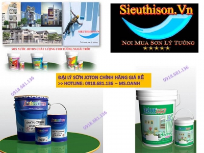 ĐẠI LÝ CẤP 1 SƠN JOTON CHÍNH HÃNG GIÁ RẺ TỪ NHÀ SẢN XUẤT
