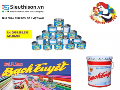 cửa hàng bán sơn dầu bạch tuyết màu đen lon 3kg giá rẻ tại quận Tân Bình