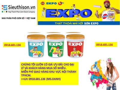 ĐẠI LÝ BÁN SƠN NƯỚC NỘI THẤT EXPO SATIN 6+1 GIÁ RẺ TẠI ĐỒNG THÁP