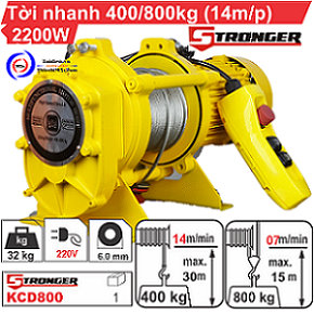MÁY TỜI NHANH XÂY DỰNG 400/800KG STRONGER