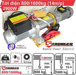 TỜI ĐIỆN XÂY DỰNG 800/1600KG STRONGER