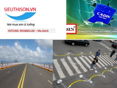 CẦN MUA LON SƠN KẺ VẠCH ĐƯỜNG CADIN MÀU TRẮNG - GIÁ RẺ TẠI TÂY NINH - 99.000
