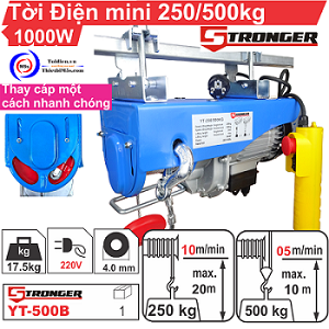 MÁY TỜI ĐIỆN MINI 250/500KG STRONGER