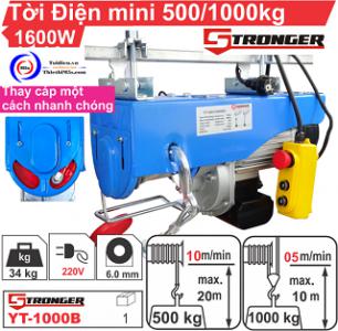 MÁY TỜI ĐIỆN MINI 500/1000KG STRONGER