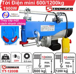 MÁY TỜI ĐIỆN DẠNG TREO 600/1200KG STRONGER