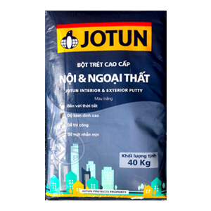 Đại lý bán bột trét nội - ngoại thất Jotun bao 40kg giá rẻ