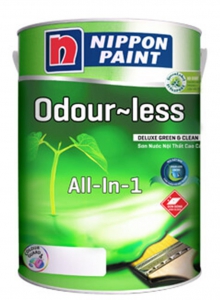 Sơn nội thất Nippon Odour-Less All in1 bóng thùng 18l giá rẻ tại Tân Bình