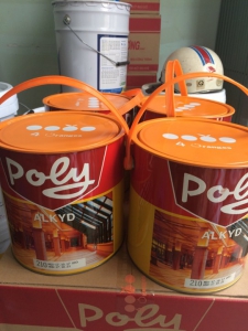 Cần bán sơn chống rỉ poly màu xám thùng 17.75 lít giá rẻ tại TP.HCM