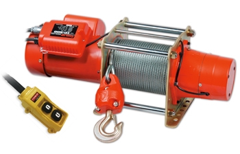  Tời điện 500kg REMOTE 24V 1 pha Đài Loan KIO Winch GRV-500L