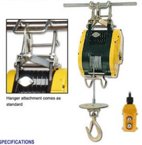 Tời treo mini 200kg điều khiển không dây KIO-Winch - SRW-200