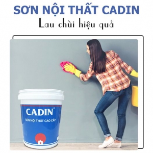Sơn nội thất lau chùi bán bóng CADIN