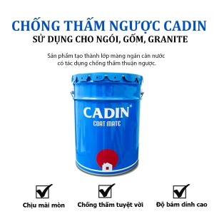 Sơn Chống Thấm Thuận Ngược Cadin, Hàng Chất Lượng Cao Hiệu Quả Cao